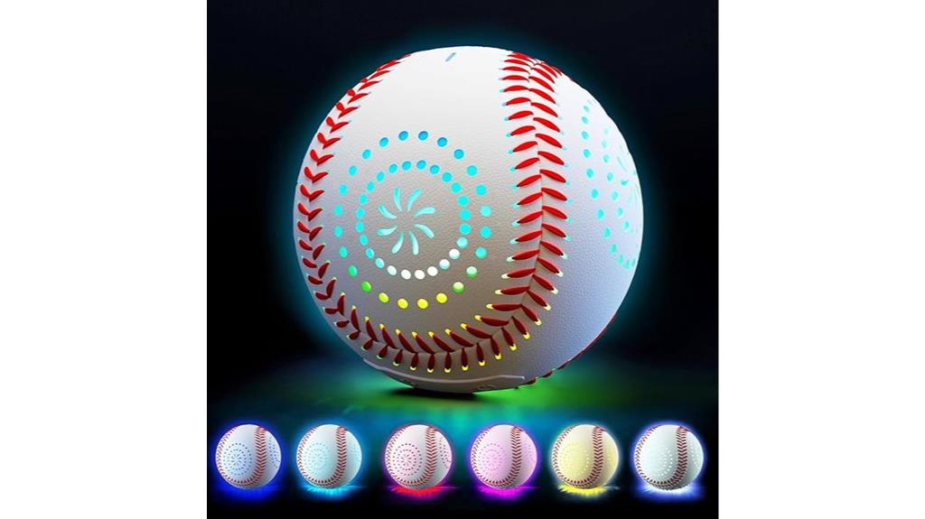 led baseball with 9 modes