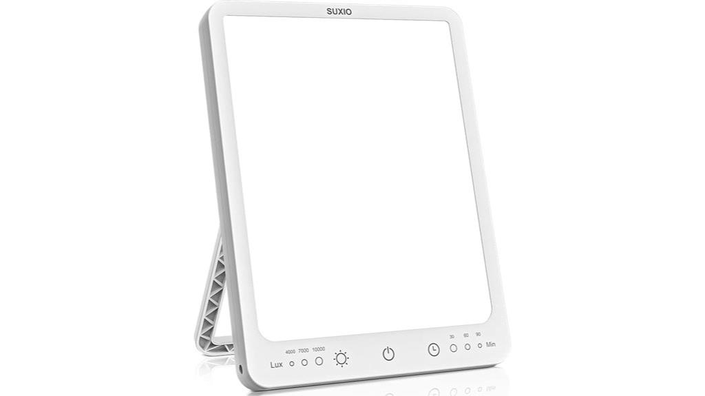 light therapy lamp controls