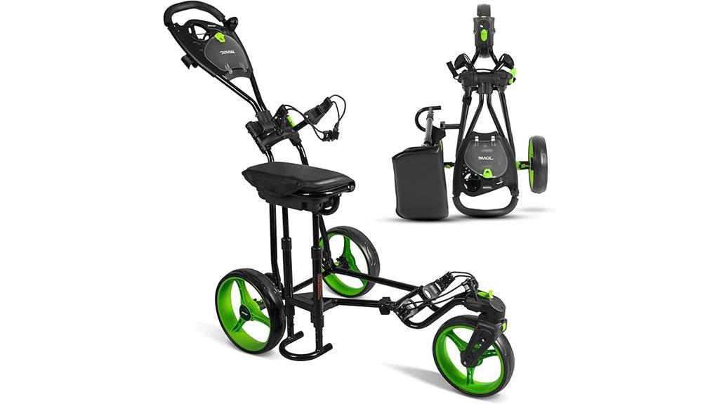 lightweight foldable golf cart