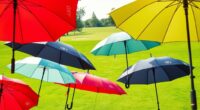 luxury branded golf umbrellas