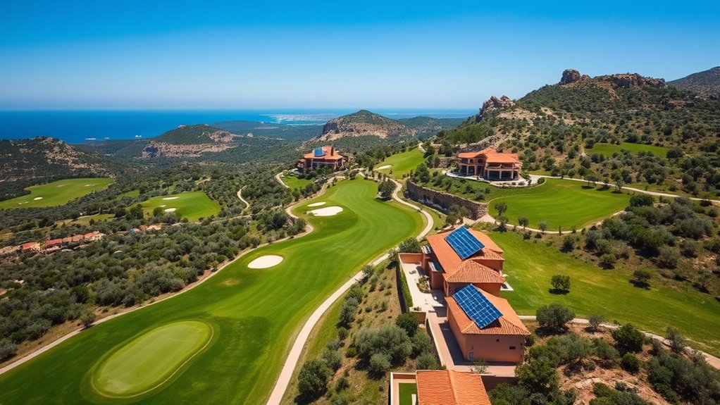 luxury eco friendly greek resort