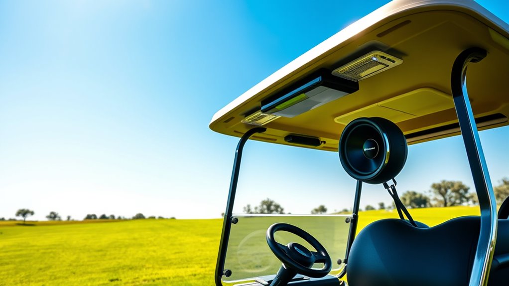 luxury golf cart audio
