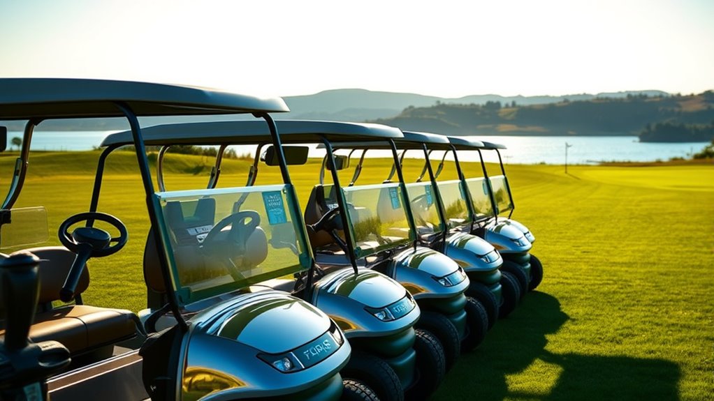 luxury golf cart options