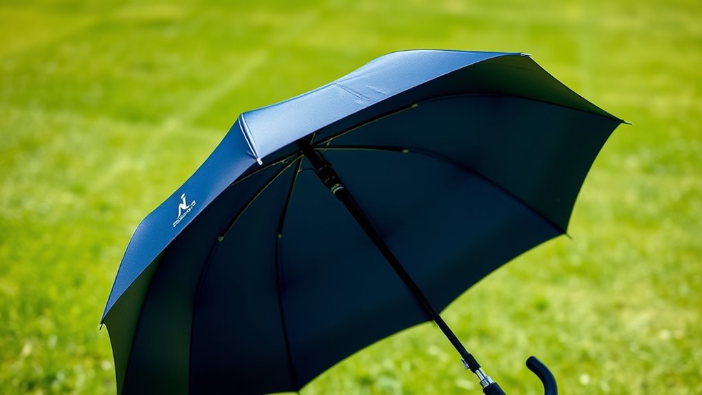 luxury golf umbrella features
