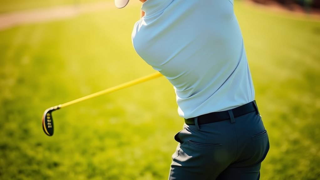 maintain steady relaxed swing