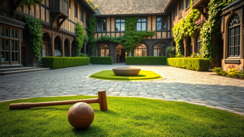 medieval ball and target games