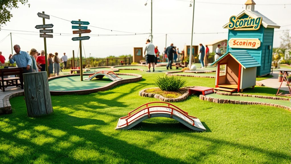 mini golf competitive evolution