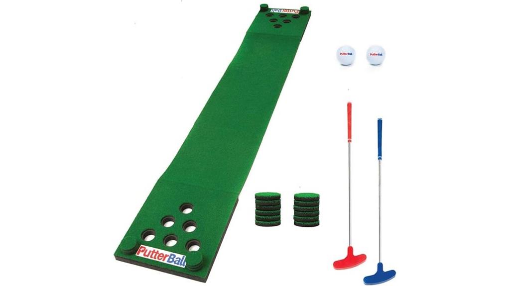 miniature golf putting set