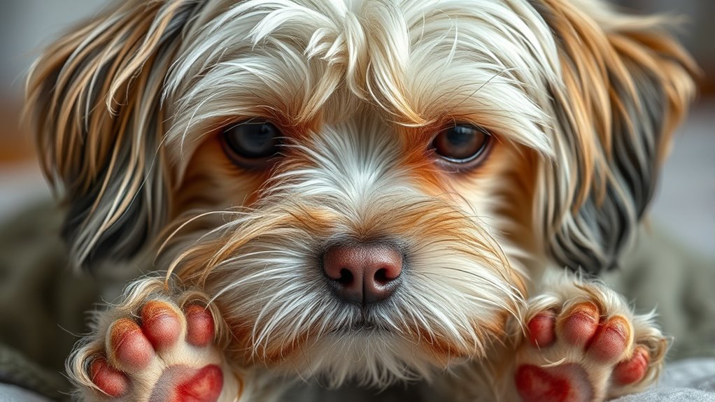 monitoring dog grooming habits