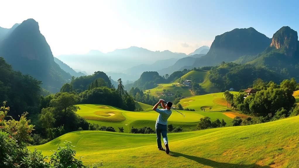 mountain scenic golf retreat