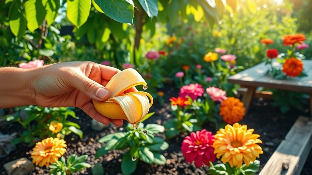 natural banana peel fertilizer