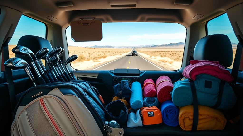 organized golf trip packing