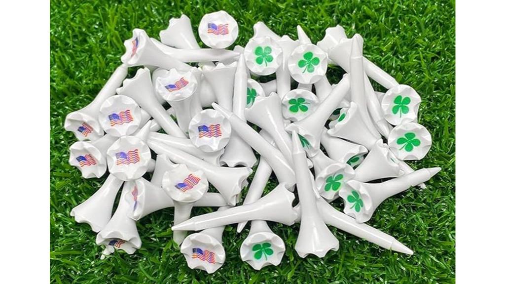 plastic golf tee packs