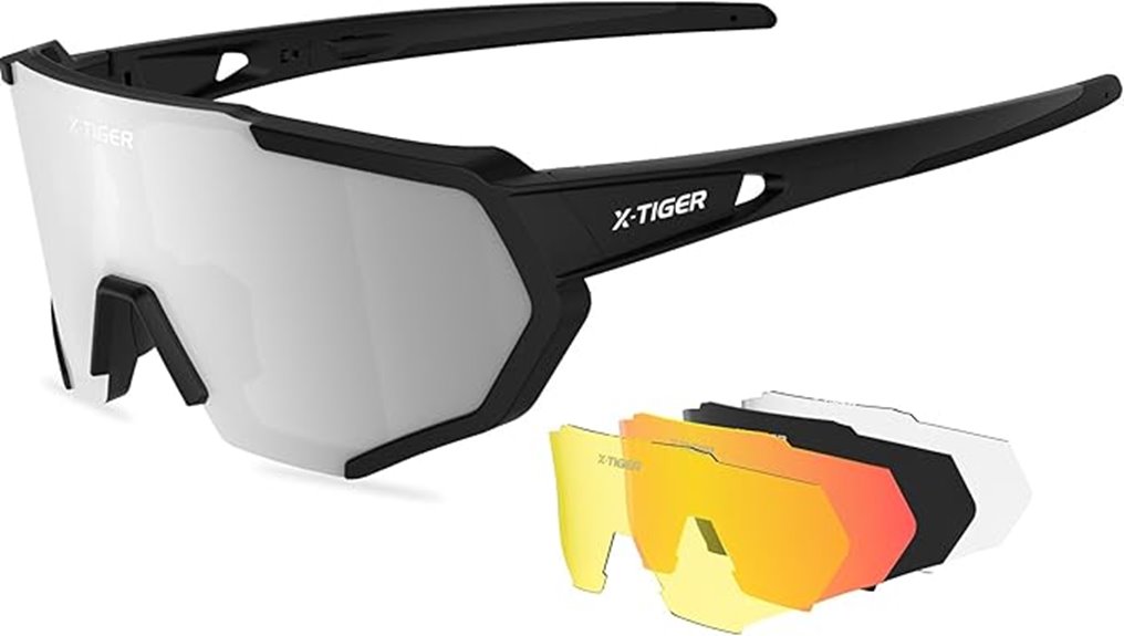polarized interchangeable sports sunglasses