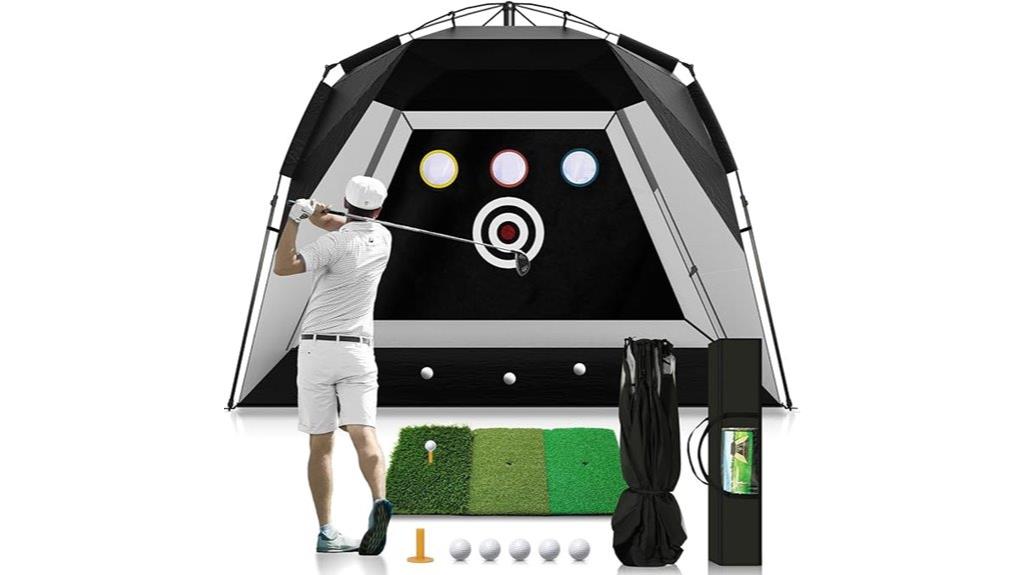 portable backyard golf net