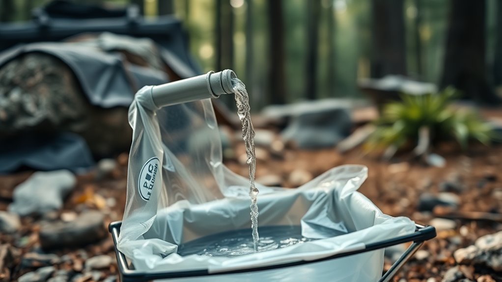 portable collapsible camping sink