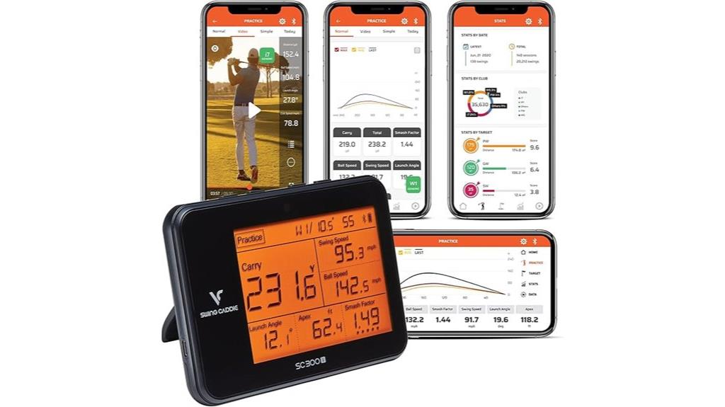 portable golf swing analyzer