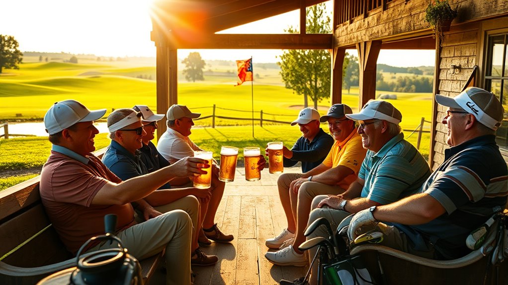 post round camaraderie building