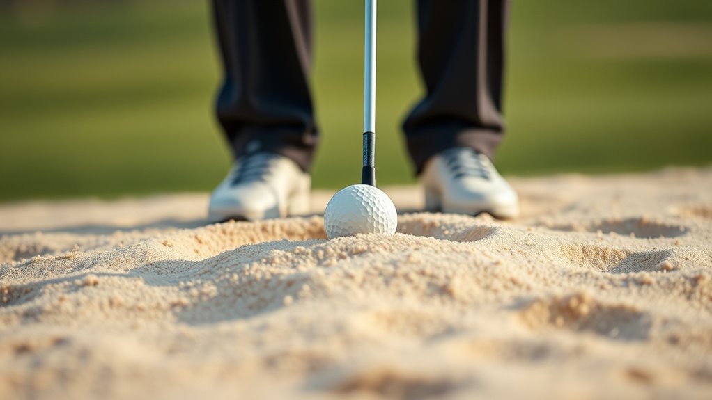 proper bunker shot setup