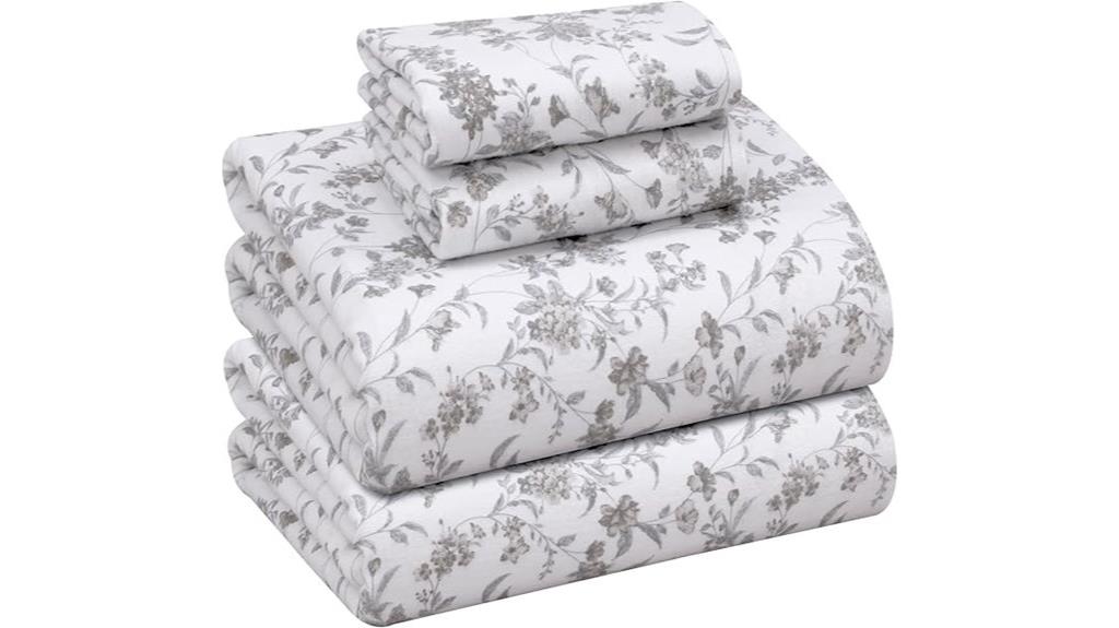 queen sized flannel sheet set