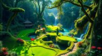 rainforest themed golf courses