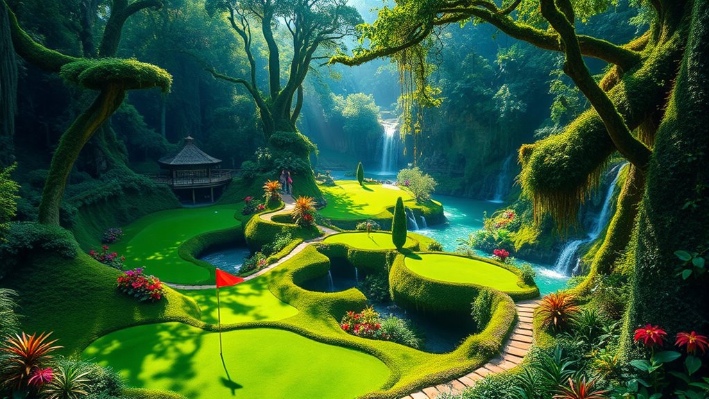 rainforest themed golf courses