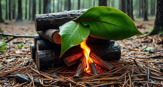 rainproof fire starting technique