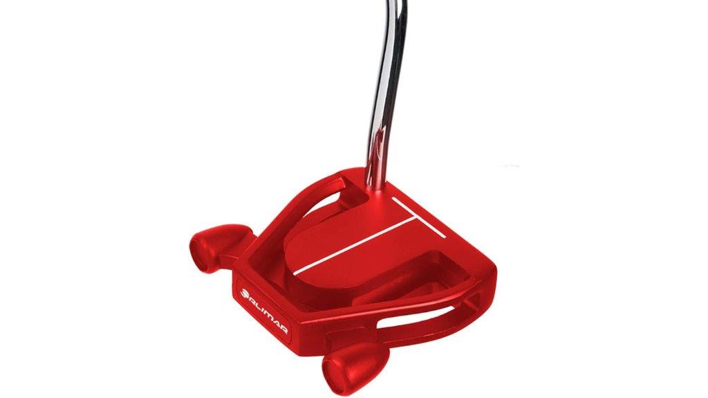 red black oversize putter