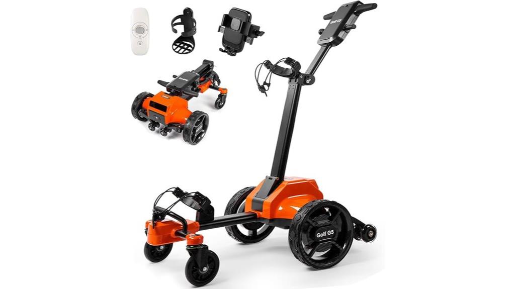 remote foldable electric cart