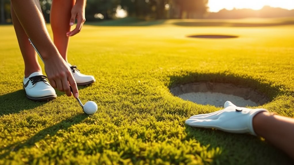 repair fill maintain greens