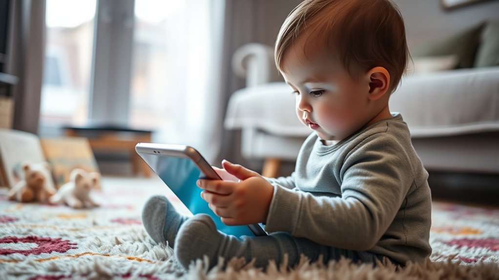 screen content influences language development