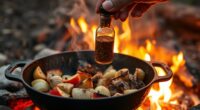 seasoning fixes poor campfire cooking