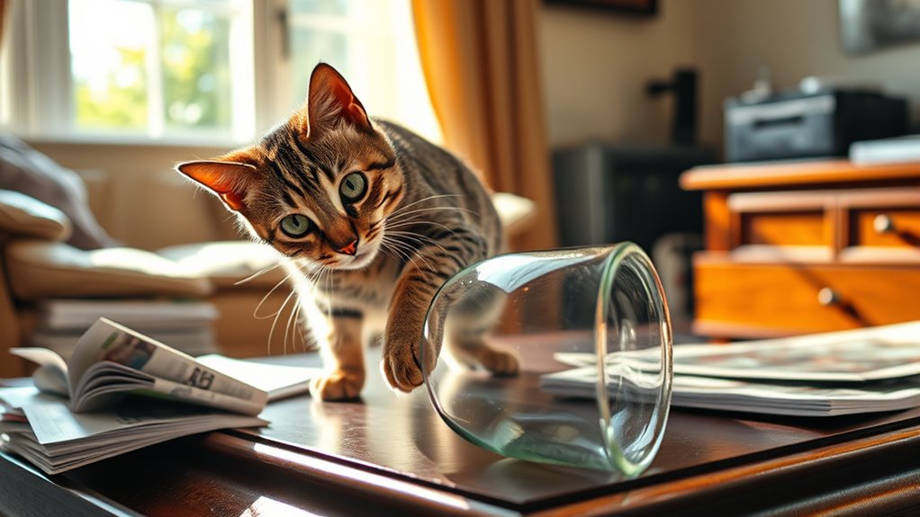 seeking attention through knocking