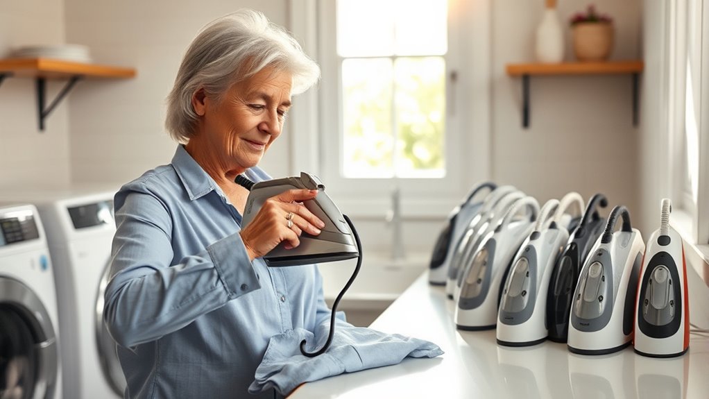 senior friendly laundry irons