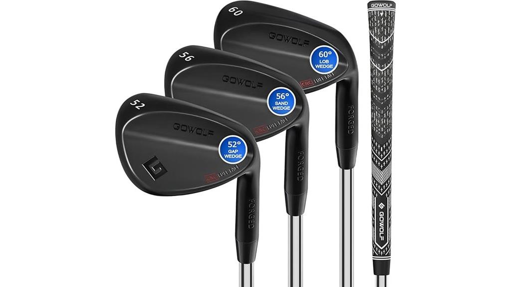 set of forged golf wedges