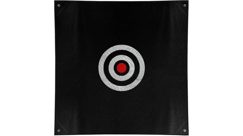 silent golf practice net