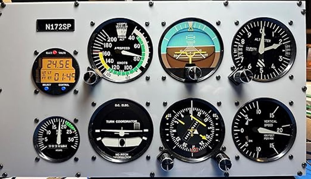 six instrument panel
