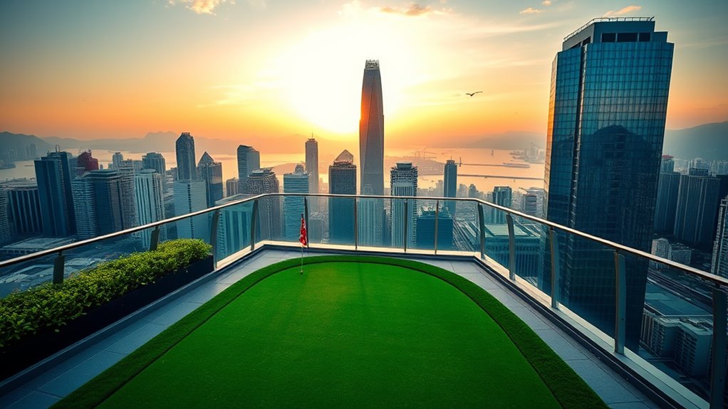 skyline golf urban experience