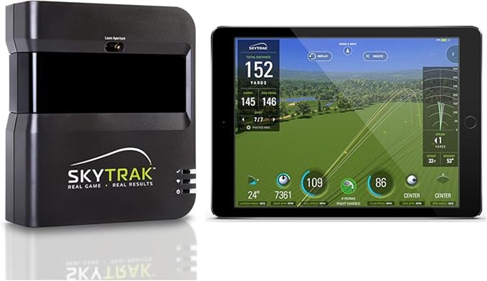 skytrak golf launch system