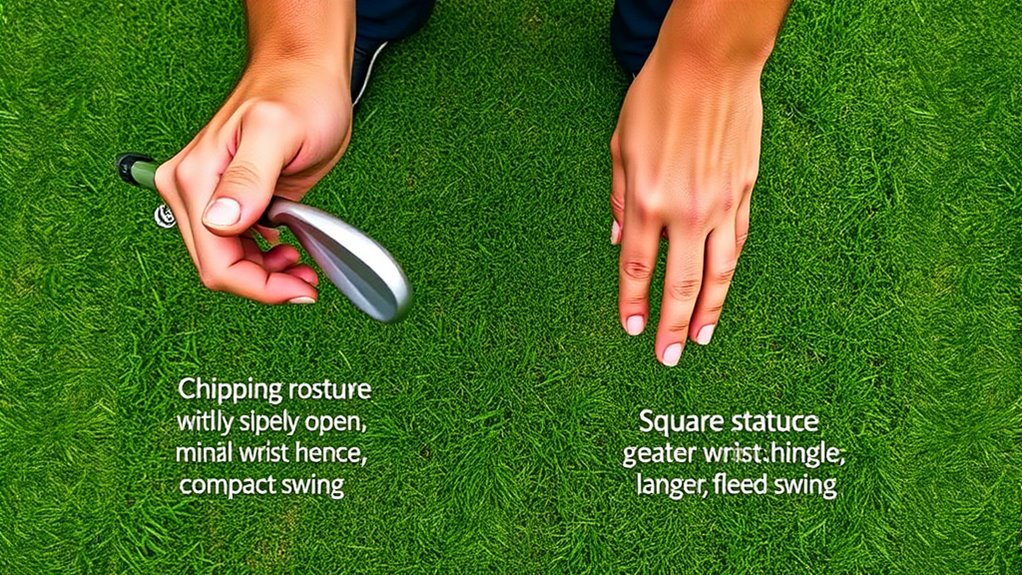 stance loft swing differences