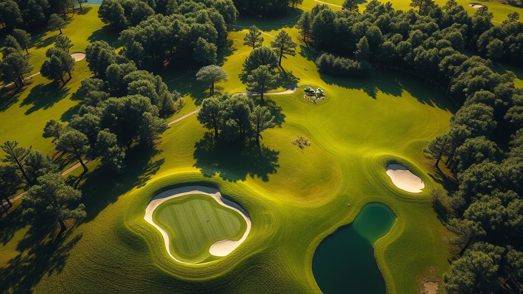 strategic hazard placement in golf