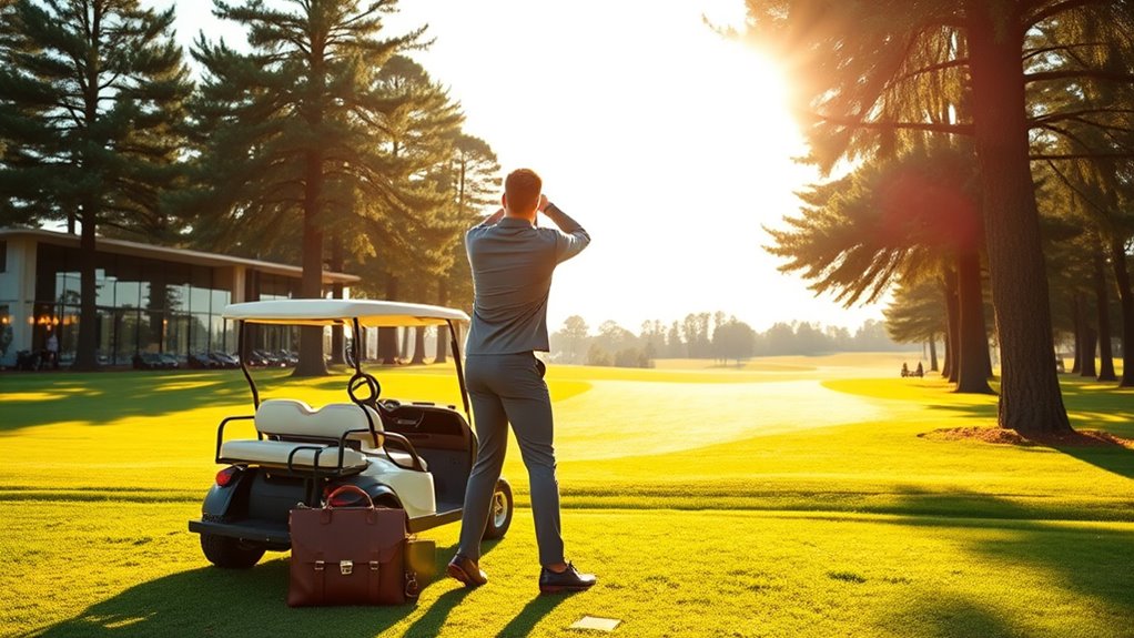 strategic professional golf play