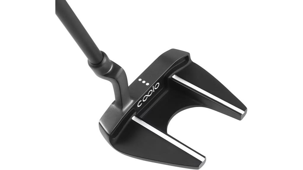 stylish graphite golf putter