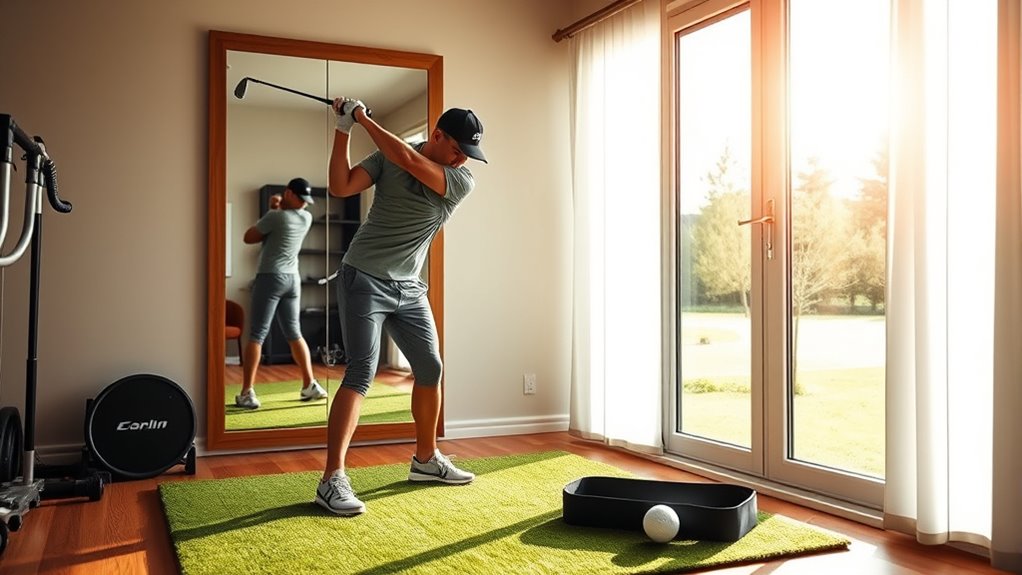 swing plane and grip control