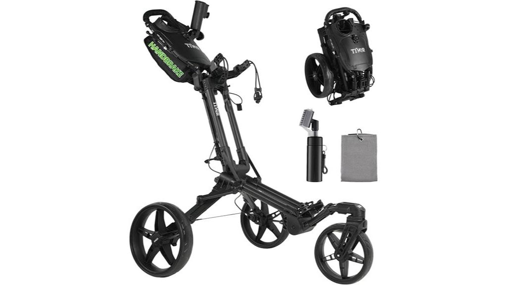 three wheeled golf cart