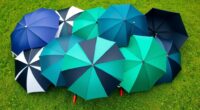 top double canopy golf umbrellas