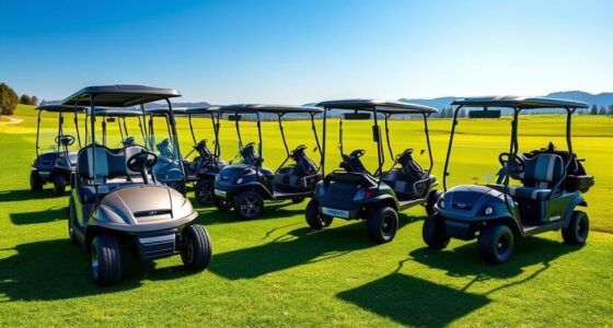 top four wheel golf carts