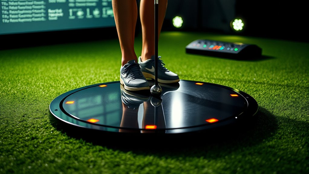 top golf swing pressure plates