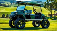 top lifted golf carts