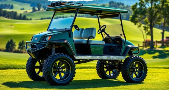 top lifted golf carts